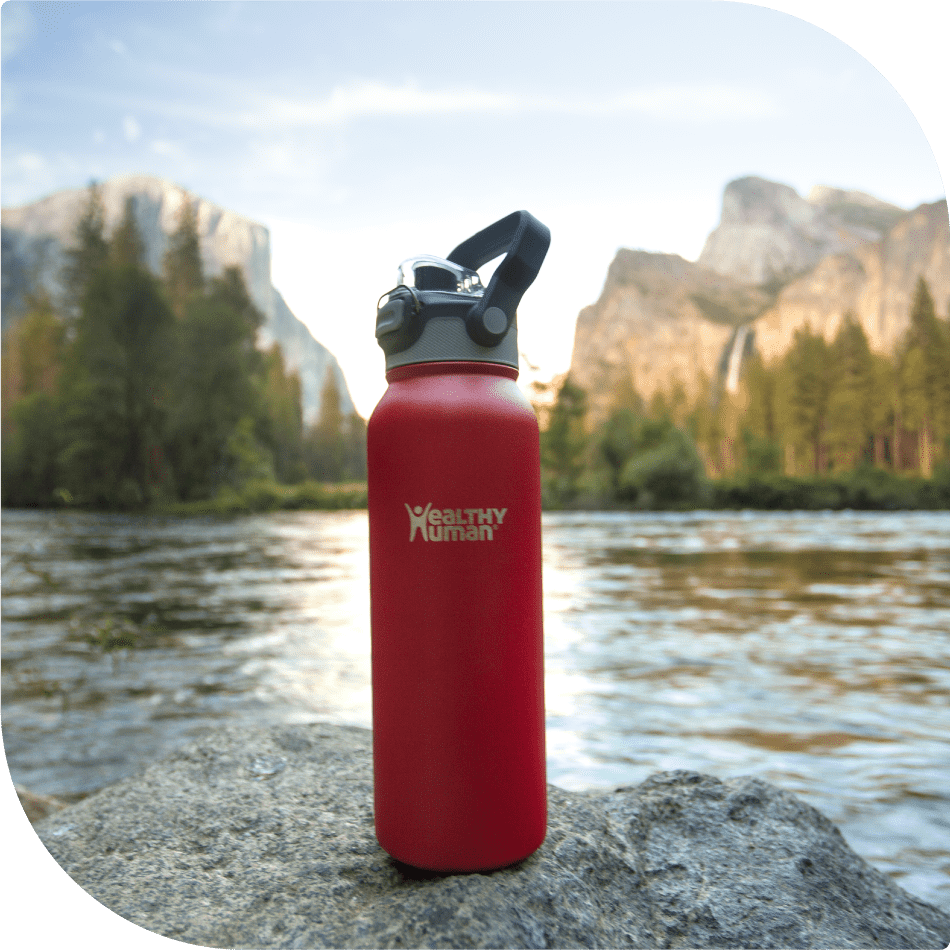 healthy-human-red-color-bottle