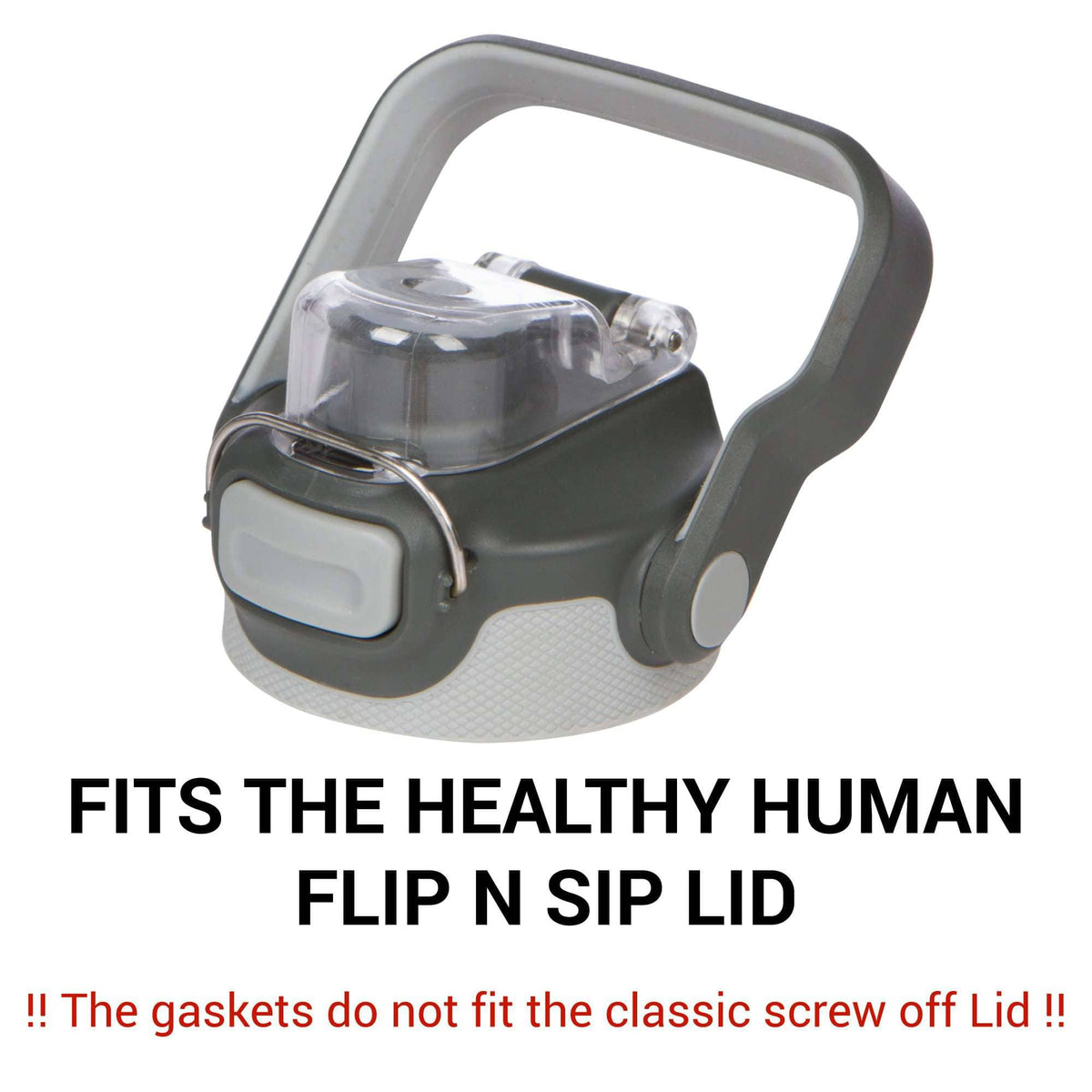 Flip N Sip Lid Replacement Gaskets &amp; Stoppers Healthy Human v2