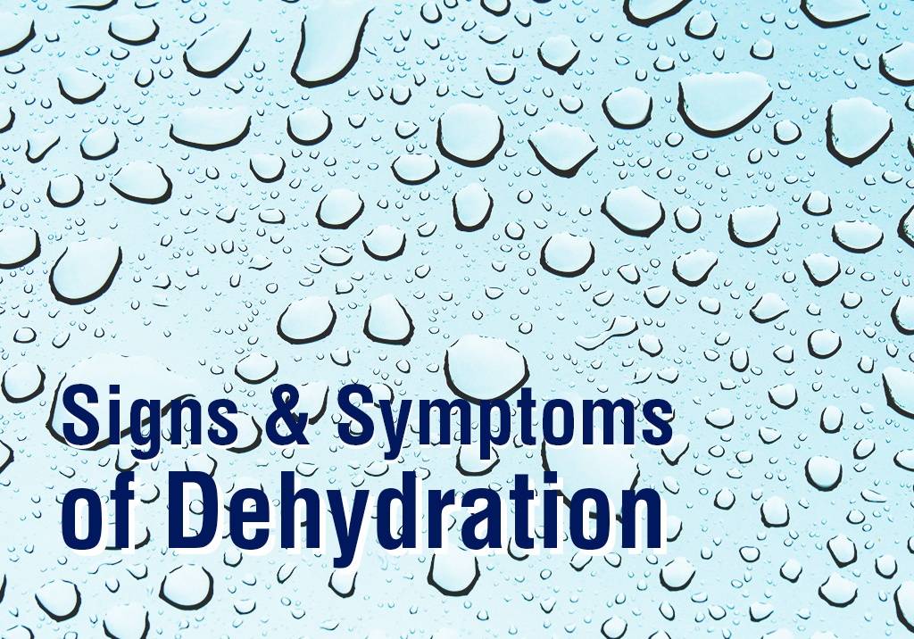 Signs and Symptoms of Chronic Dehydration