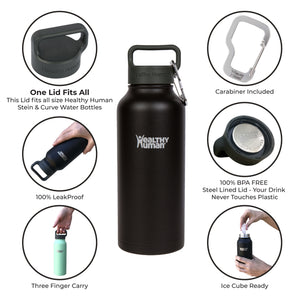 The Stein Water Bottle in Slate Gray, 32 oz