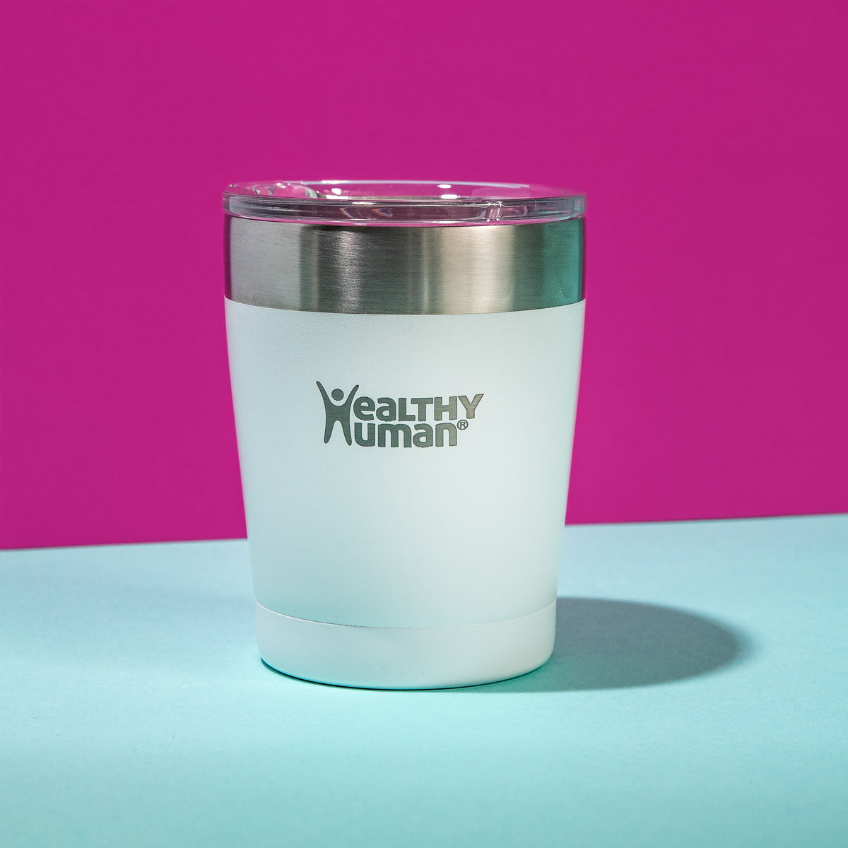 The Cruiser Tumbler in Pure White, 12 oz