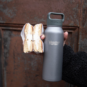 The Stein Water Bottle in Slate Gray, 21 oz