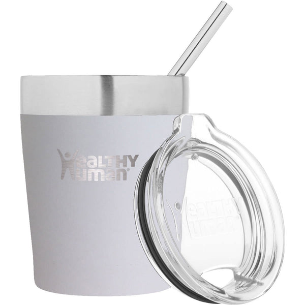 The Cruiser Tumbler in Pure White, 12 oz