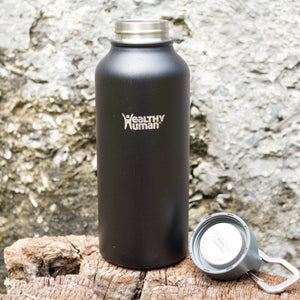 The Stein Water Bottle in Pure Black, 32 oz
