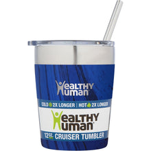 Load image into Gallery viewer, 12oz Large Stainless Steel Tumbler &amp; Straw - Healthy Human
