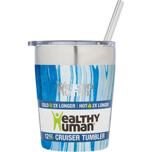 Load image into Gallery viewer, 12oz Large Stainless Steel Tumbler &amp; Straw - Healthy Human
