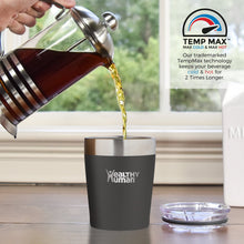 Load image into Gallery viewer, 12oz Large Stainless Steel Tumbler &amp; Straw - Healthy Human
