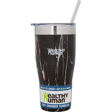 Load image into Gallery viewer, 32oz Large Stainless Steel Tumbler &amp; Straw - Healthy Human
