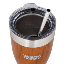 Load image into Gallery viewer, 32oz Large Stainless Steel Tumbler &amp; Straw - Healthy Human
