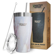 Load image into Gallery viewer, 32oz Large Stainless Steel Tumbler &amp; Straw - Healthy Human
