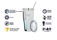 Load image into Gallery viewer, 32oz Large Stainless Steel Tumbler &amp; Straw - Healthy Human
