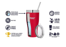 Load image into Gallery viewer, 32oz Large Stainless Steel Tumbler &amp; Straw - Healthy Human
