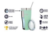 Load image into Gallery viewer, 32oz Large Stainless Steel Tumbler &amp; Straw - Healthy Human
