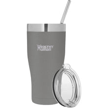 Load image into Gallery viewer, 32oz Large Stainless Steel Tumbler &amp; Straw - Healthy Human

