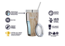Load image into Gallery viewer, 32oz Large Stainless Steel Tumbler &amp; Straw - Healthy Human
