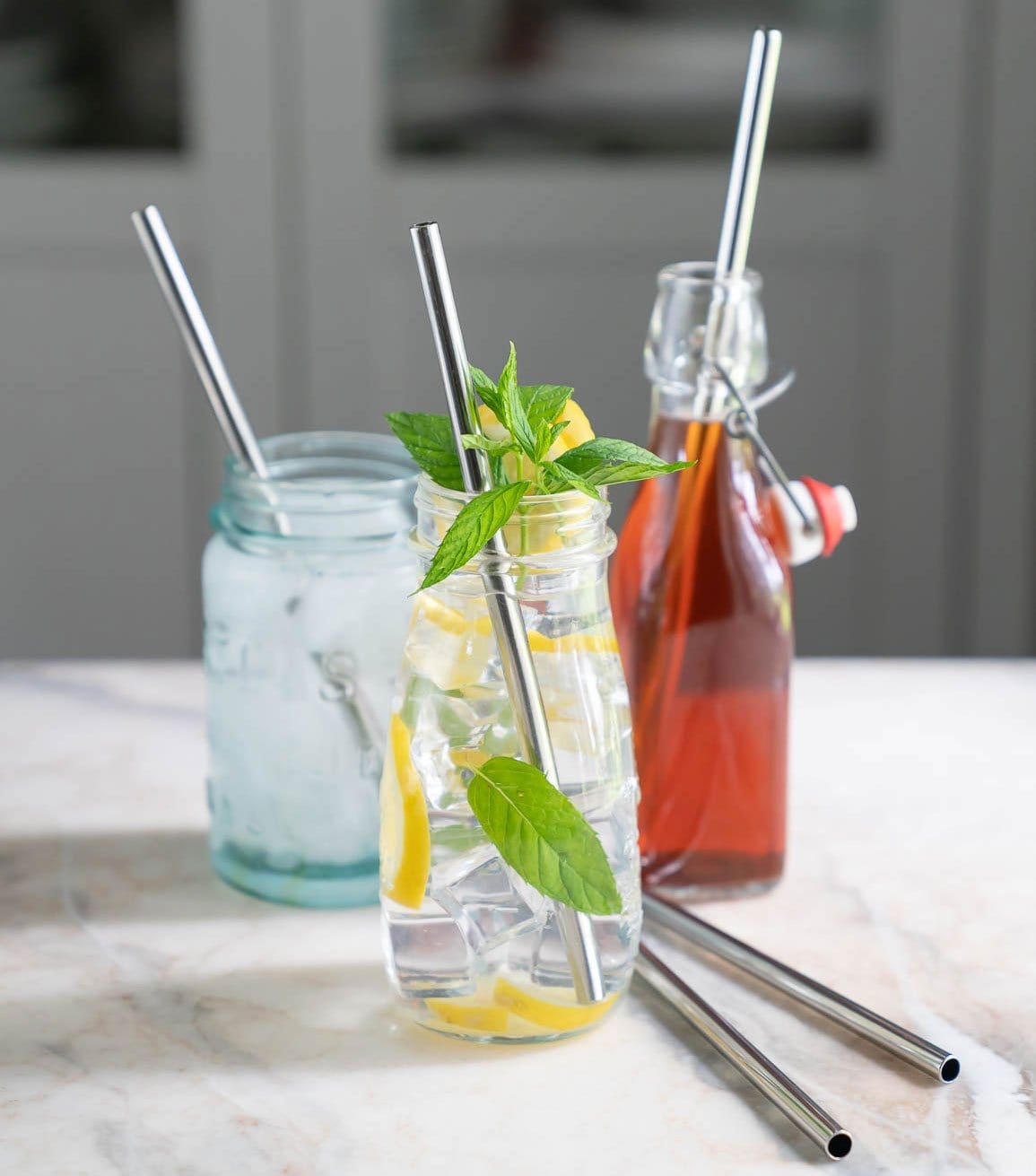 Stainless Steel Straws - 3 Piece Set Healthy Human v2