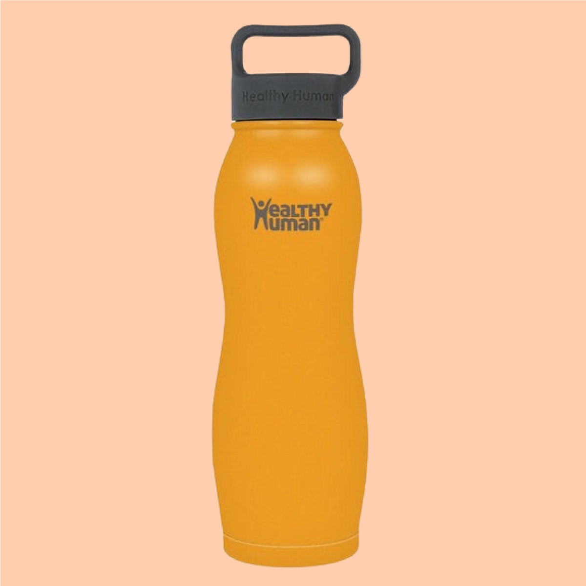 Metal water bottle. White realistic reusable drink flask. Fitness