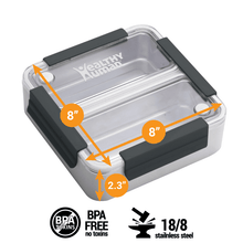 Load image into Gallery viewer, On The Go  Bento Lunch Box Healthy Human v2
