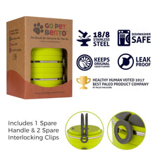 Load image into Gallery viewer, Travel Pet Bento Bowls Healthy Human
