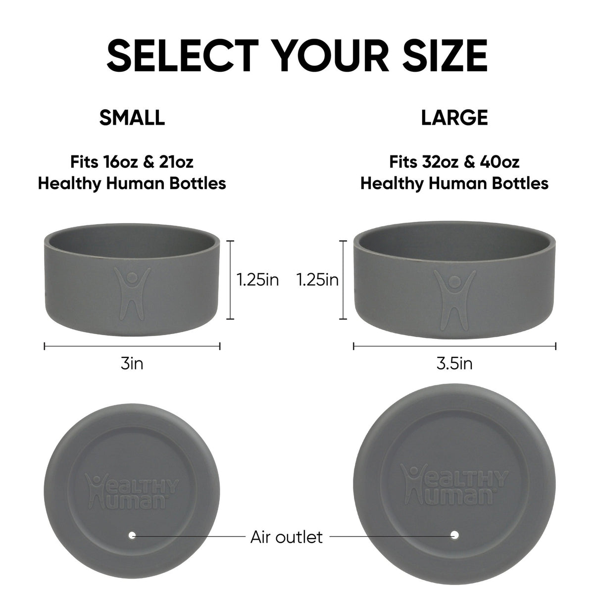 Silicone Bumper Boots Fit Healthy Human Stein Water Bottles