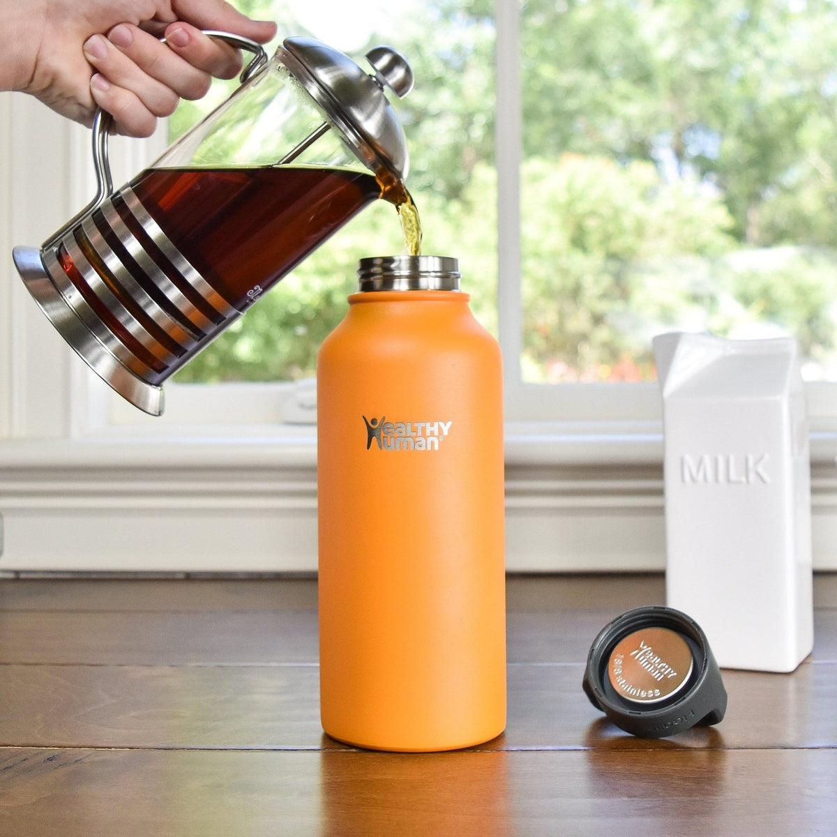 Find the Best Limited Edition: Neon Orange-Red 32oz Stainless Steel Bottle  & Lid Cirkul in the Store