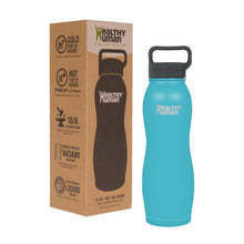 Load image into Gallery viewer, Curve Water Bottle Healthy Human v2
