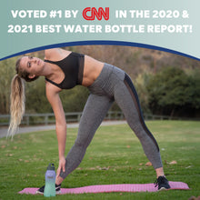 Load image into Gallery viewer, Curve Water Bottle Healthy Human v2
