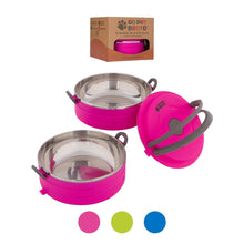 Load image into Gallery viewer, Travel Pet Bento Bowls Healthy Human
