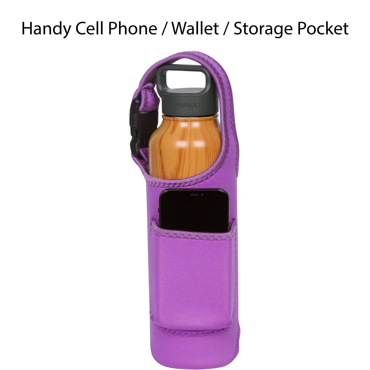 Bottle Holder with Cell Phone Pocket