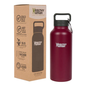 32oz Stainless Steel Water Bottle Healthy Human