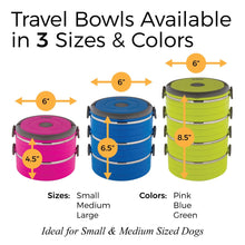 Load image into Gallery viewer, Travel Pet Bento Bowls Healthy Human
